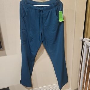 Healing Hands M Teal Scrub Bottoms NWT